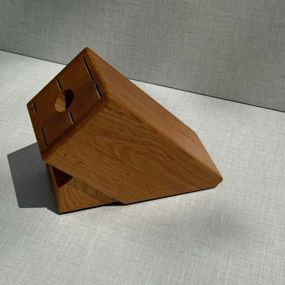 CUTCO Wood Knife Block Holder Organizer‎ 13 Slots Made in USA Kitchen Essential
